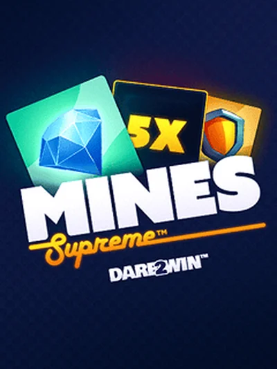 Cover art of Mines Supreme 92% by Hacksaw Gaming